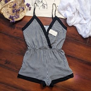 Gingham romper